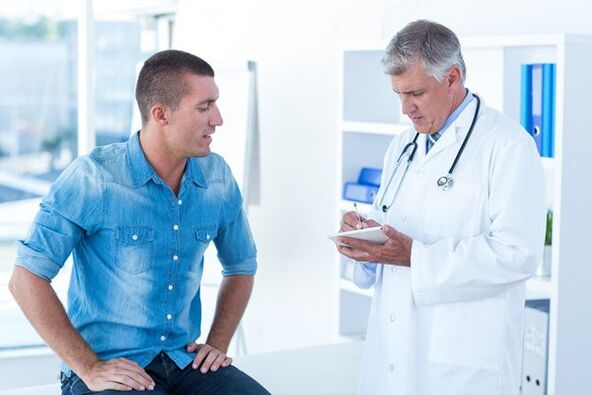 Obisk zdravnika zaradi kroničnega prostatitisa